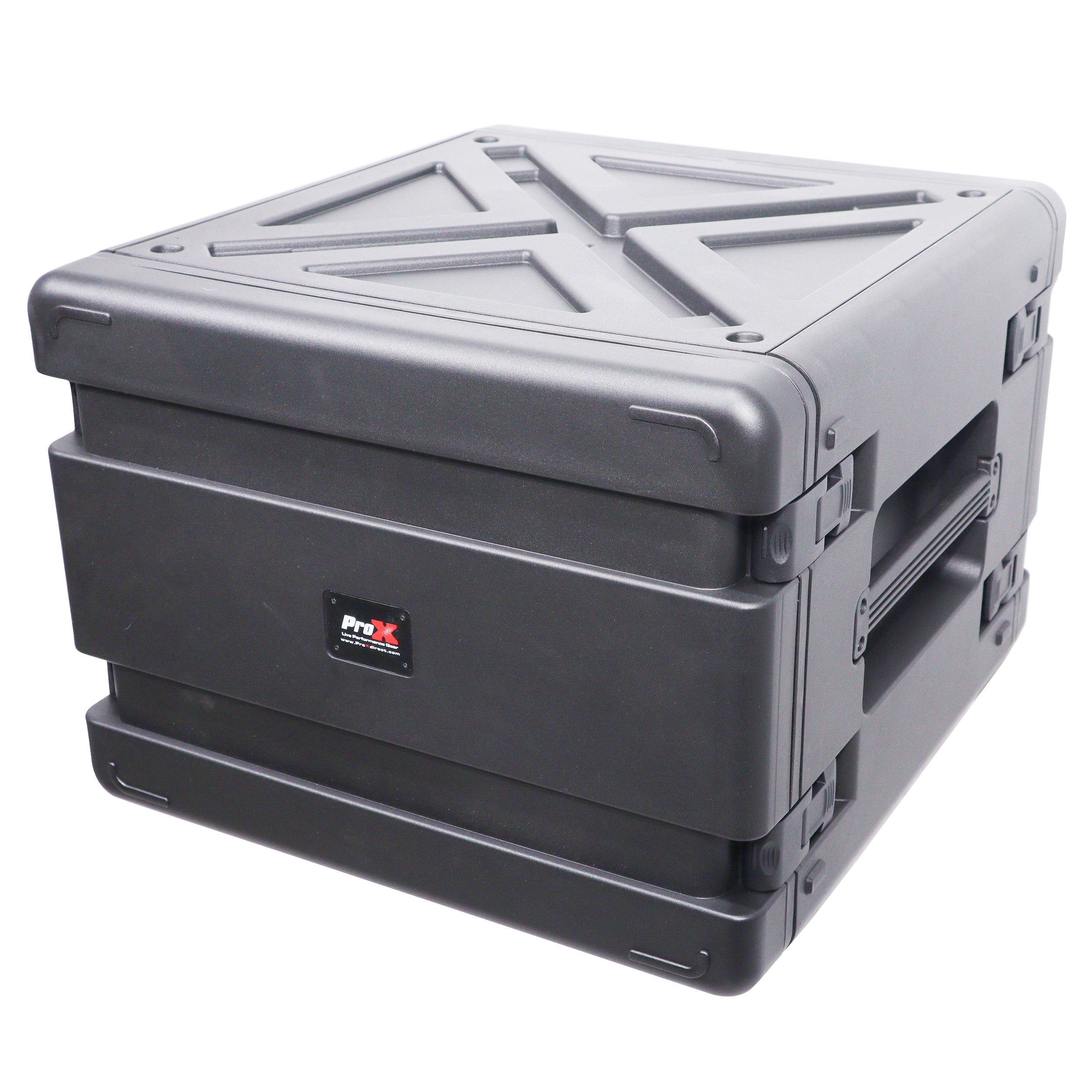 ProX UltronX Watertight 8U Rack Space Molded Plastic Case - 18" Depth Front Rail to Rail