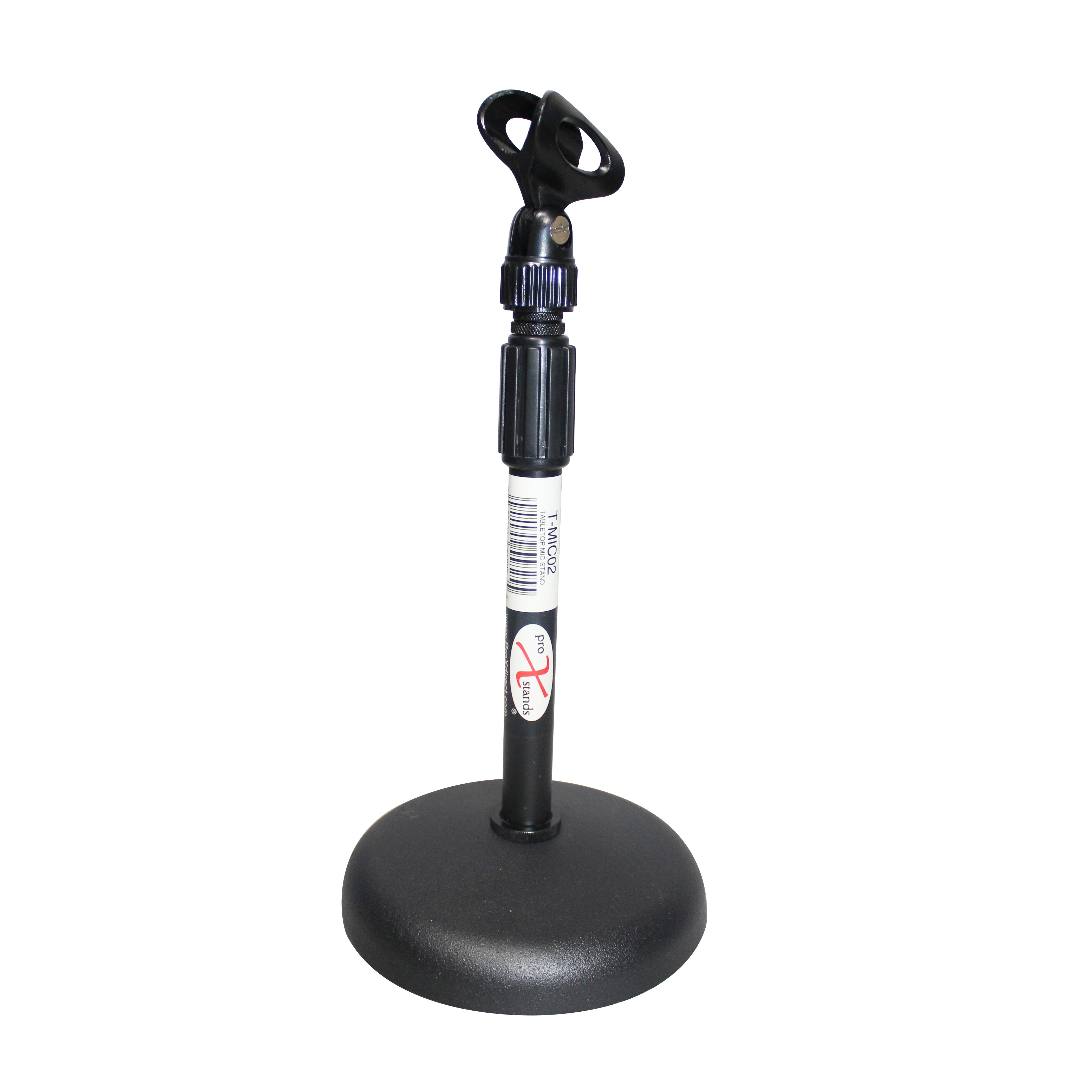 ProX Desktop Microphone Stand with 6" Round Base