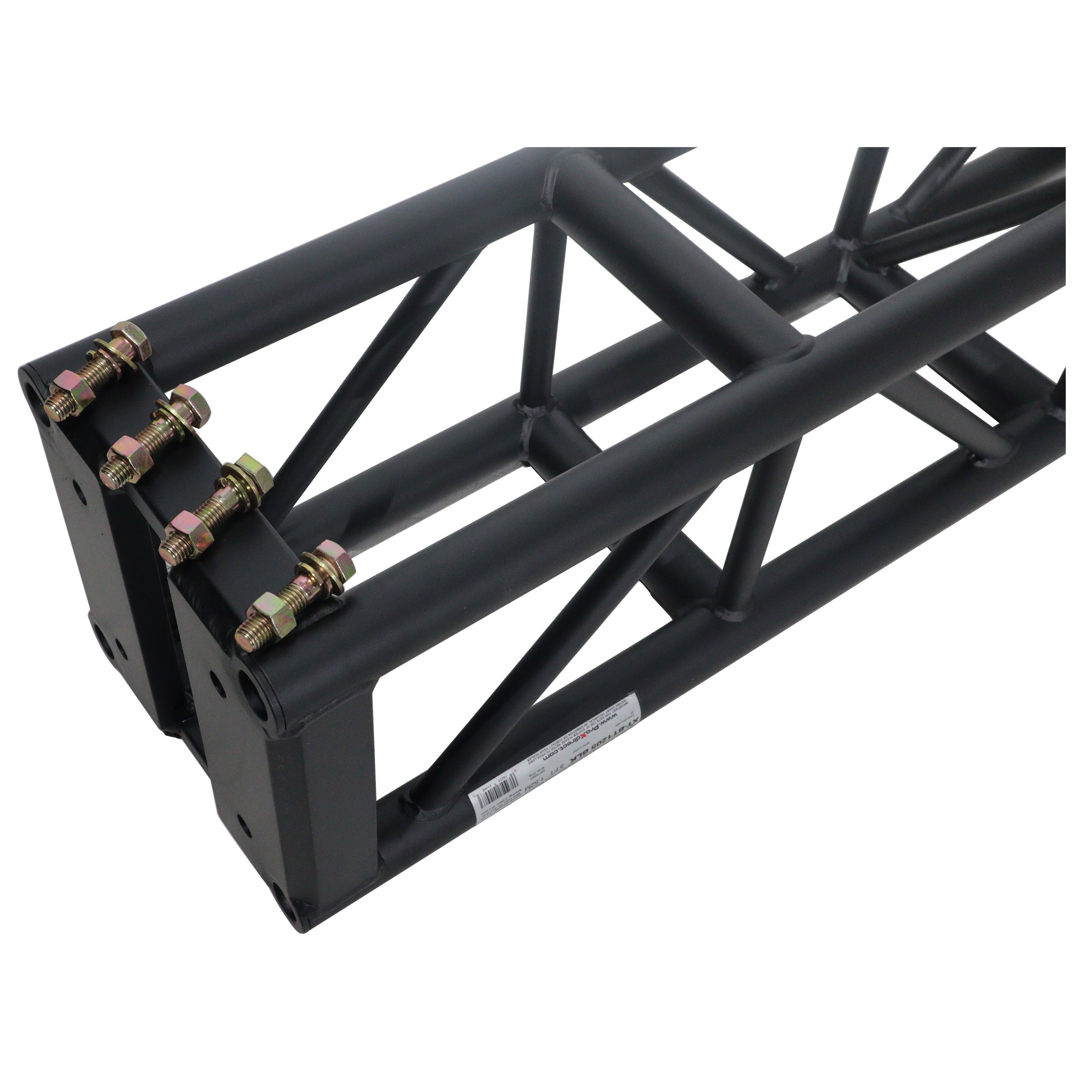 ProX 6Ft. BoltX Black Bolted 12 Inch Professional Box Truss Segment | 3mm Wall – Black Finish