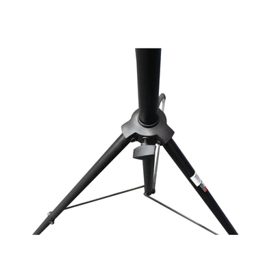 ProX Lightweight Height Adjustable DJ Lighting Stand with Square T-Bar – adjusts up to 9 Ft Height