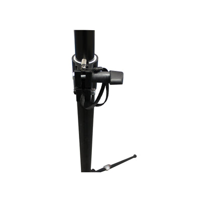 ProX Lightweight Height Adjustable DJ Lighting Stand with Square T-Bar – adjusts up to 9 Ft Height