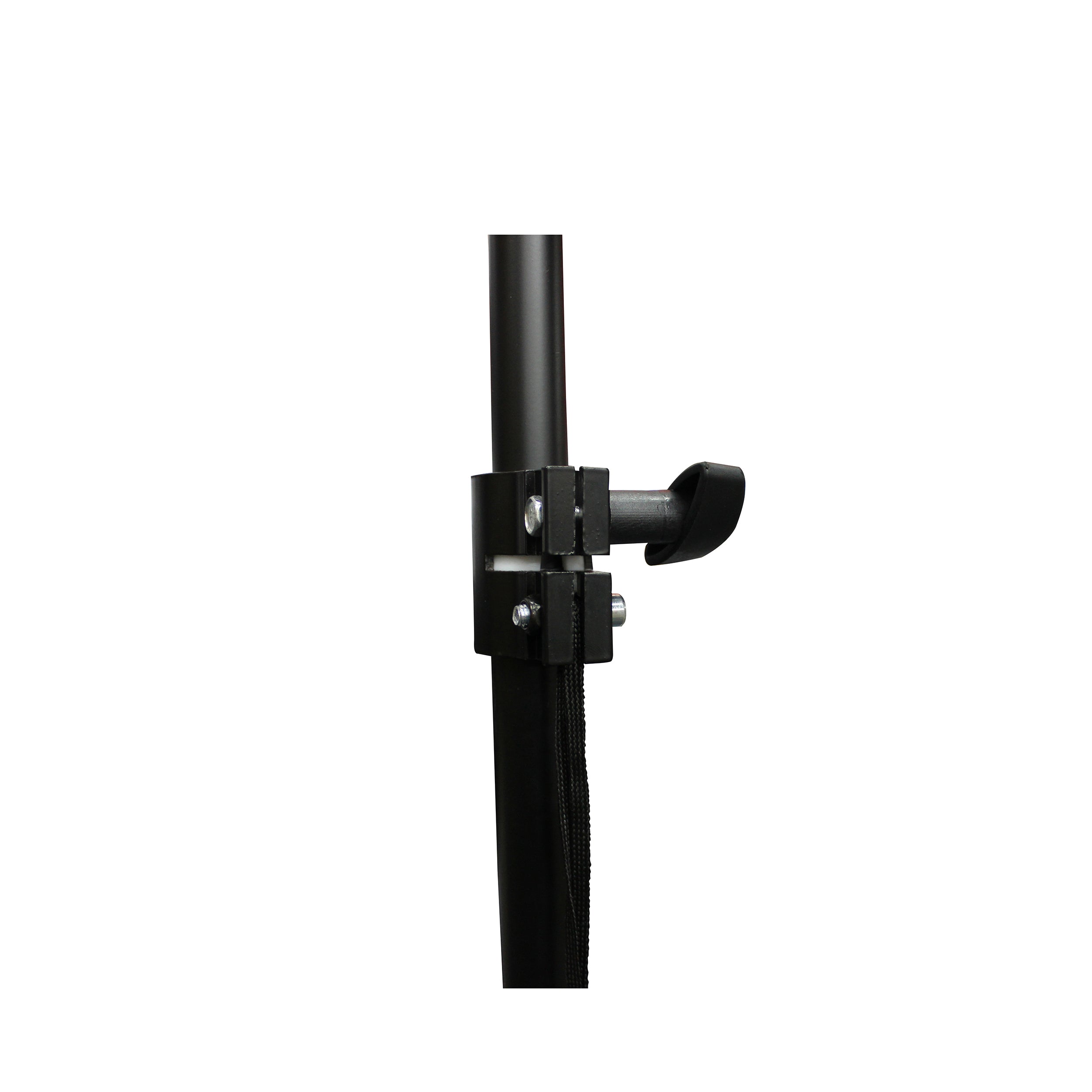 ProX Lightweight Height Adjustable DJ Lighting Stand with Square T-Bar – adjusts up to 9 Ft Height