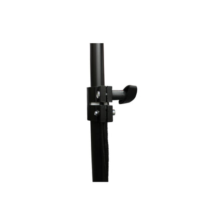 ProX Lightweight Height Adjustable DJ Lighting Stand with Square T-Bar – adjusts up to 9 Ft Height