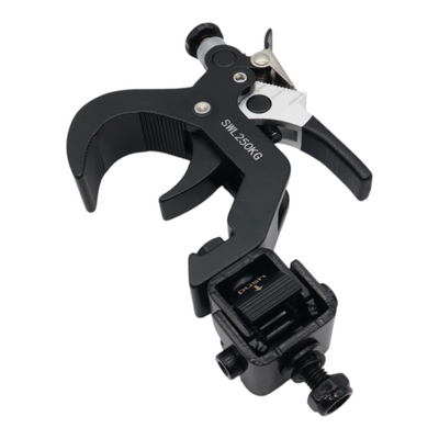 ProX 4 Quick 90º Folding XPress Trigger Truss Clamp Clamp Moving Head Adapters with Quick Press Trigger Truss 2 in. Black Finish