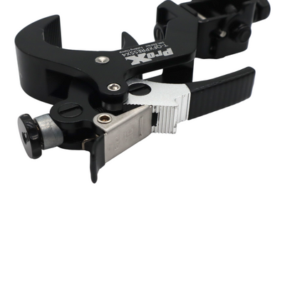 ProX 4 Quick 90º Folding XPress Trigger Truss Clamp Clamp Moving Head Adapters with Quick Press Trigger Truss 2 in. Black Finish