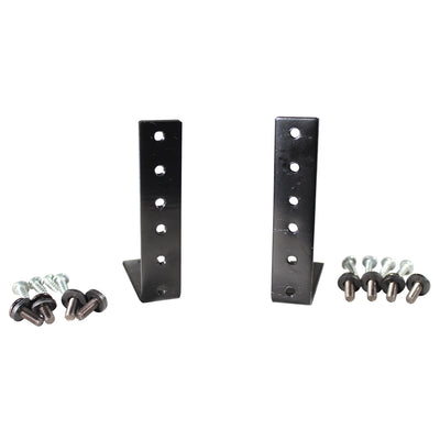 ProX 2U Two Unit Rack Rails L Shape Bracket for DJ Controller Flight Cases