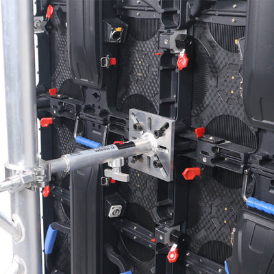 ProX Ground Support Stabilizing 1M / 3.28ft T-Base for LED Screen Wall Stacking for F32 or 12-inch Bolt Truss Segments