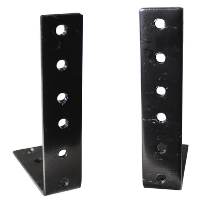 ProX 2U Two Unit Rack Rails L Shape Bracket for DJ Controller Flight Cases