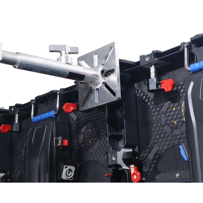 ProX Ground Support Stabilizing 1M / 3.28ft T-Base for LED Screen Wall Stacking for F32 or 12-inch Bolt Truss Segments