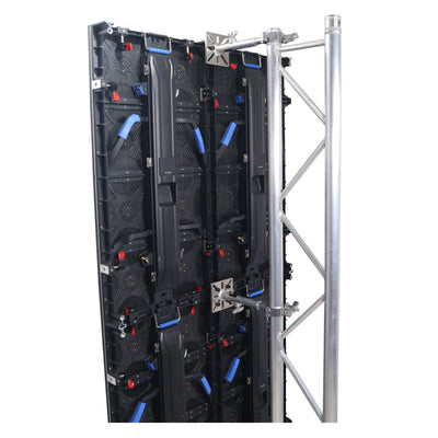 ProX Ground Support Stabilizing 1M / 3.28ft T-Base for LED Screen Wall Stacking for F32 or 12-inch Bolt Truss Segments