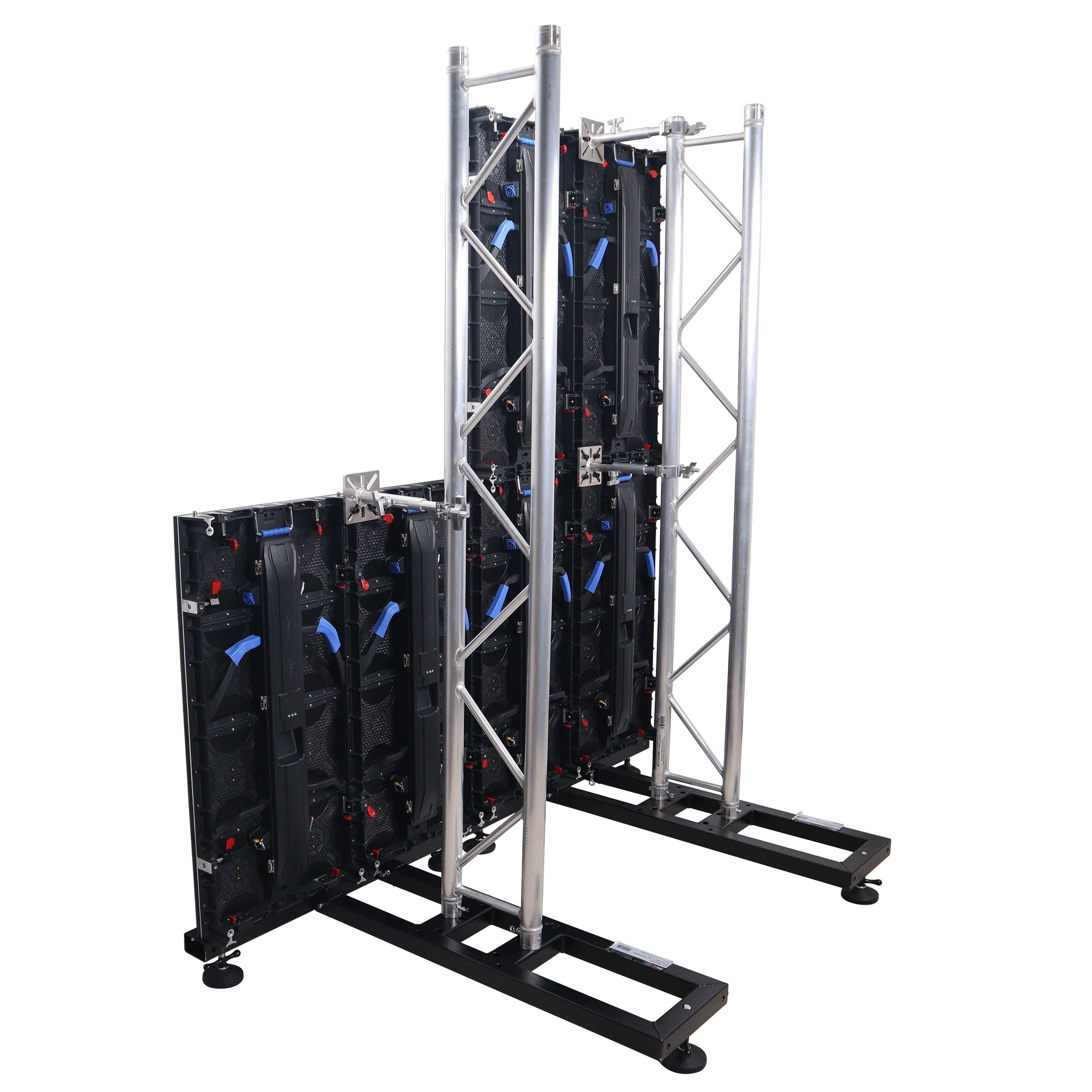 ProX Ground Support Stabilizing 1M / 3.28ft T-Base for LED Screen Wall Stacking for F32 or 12-inch Bolt Truss Segments