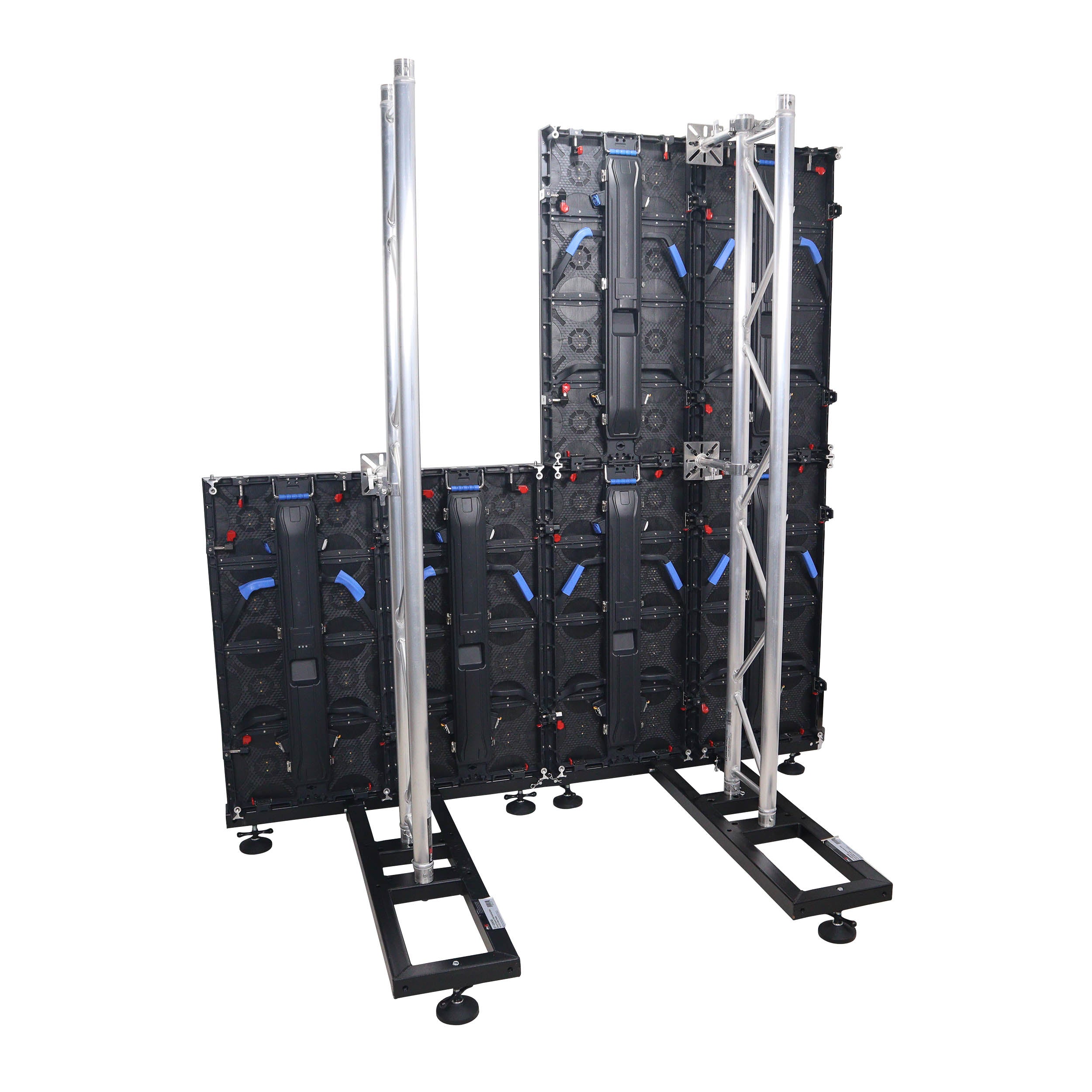 ProX Ground Support Stabilizing 1M / 3.28ft T-Base for LED Screen Wall Stacking for F32 or 12-inch Bolt Truss Segments