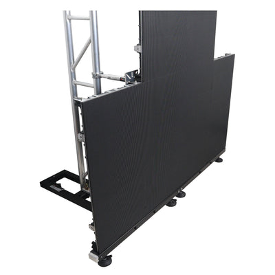 ProX Ground Support Stabilizing 1M / 3.28ft T-Base for LED Screen Wall Stacking for F32 or 12-inch Bolt Truss Segments