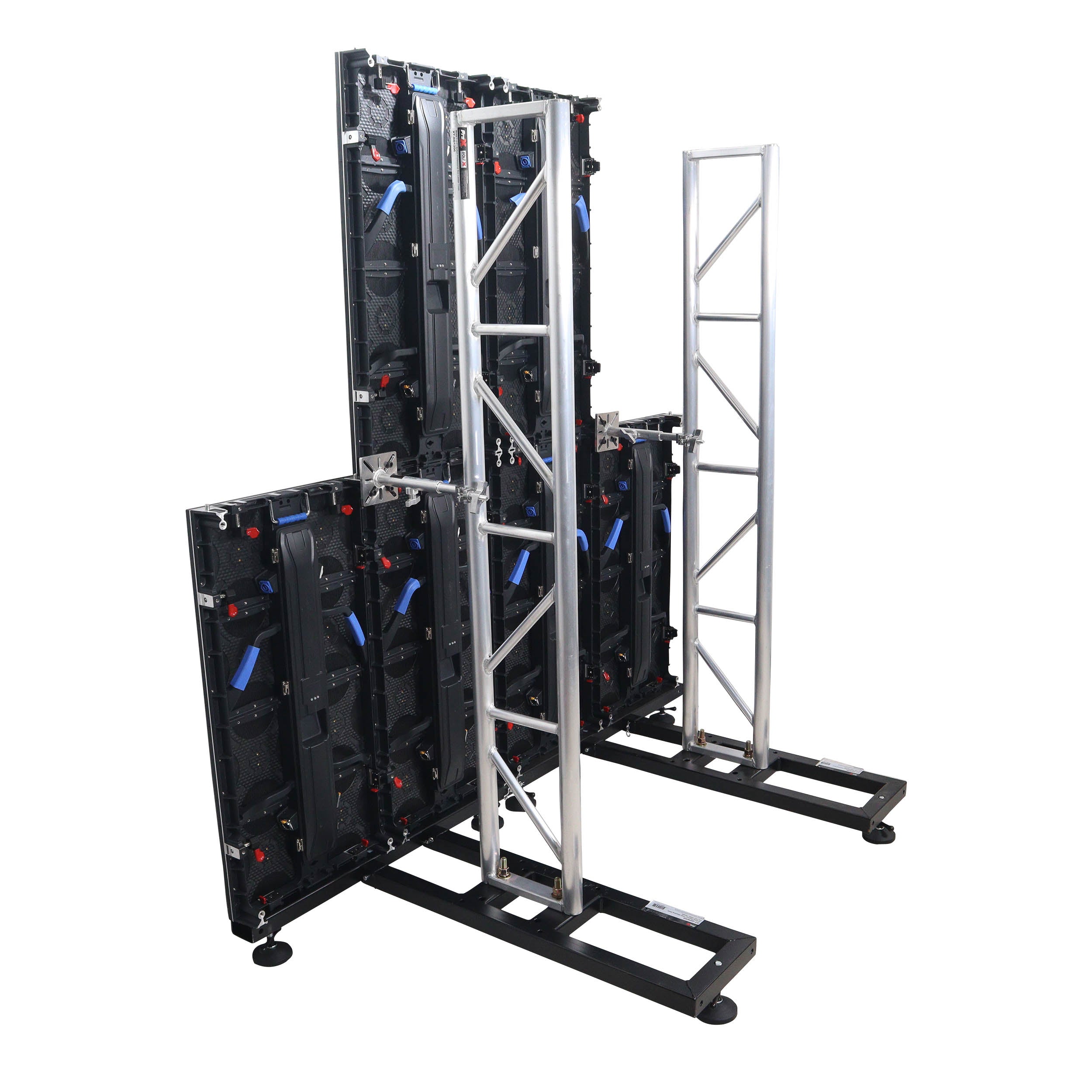 ProX Ground Support Stabilizing 1M / 3.28ft T-Base for LED Screen Wall Stacking for F32 or 12-inch Bolt Truss Segments