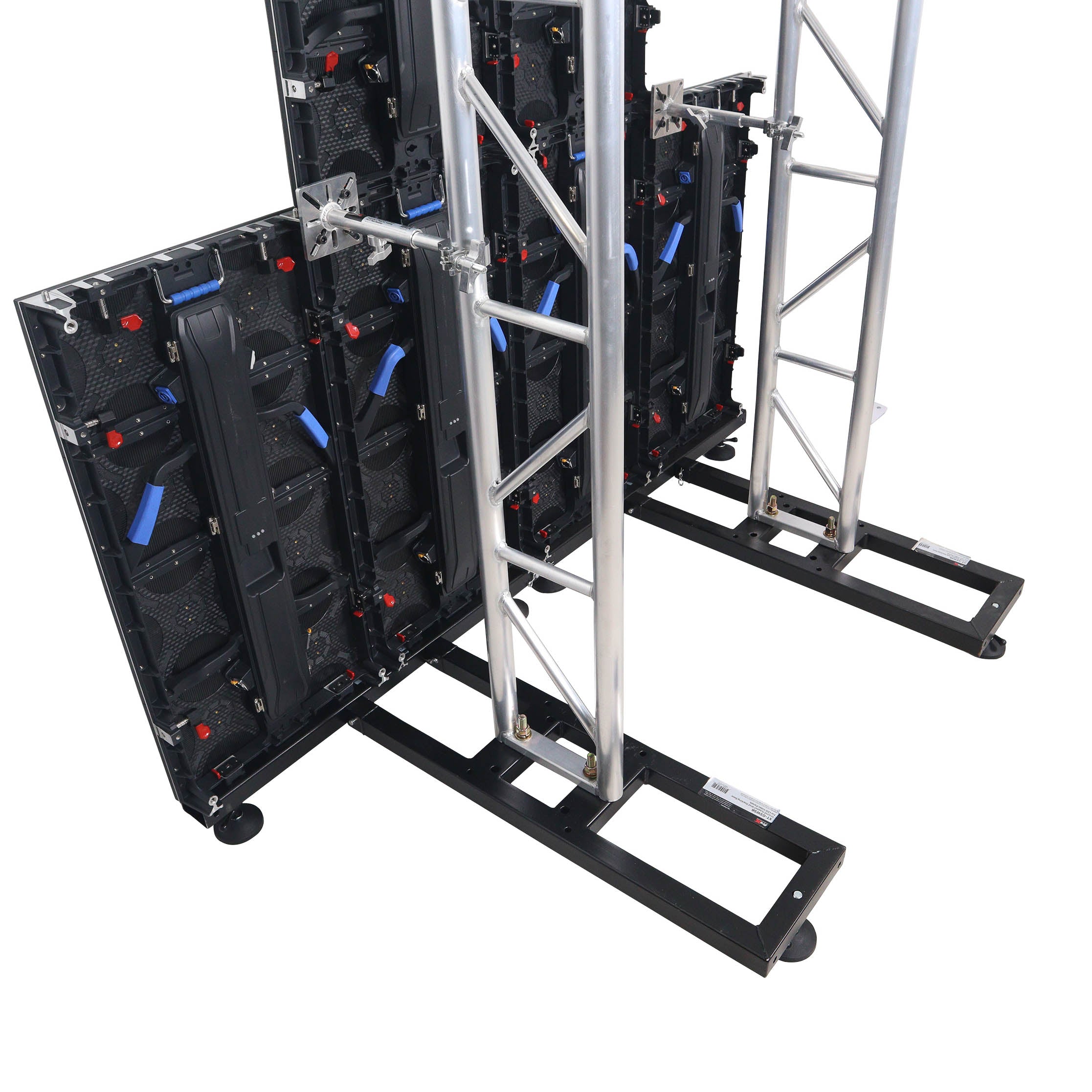 ProX Ground Support Stabilizing 1M / 3.28ft T-Base for LED Screen Wall Stacking for F32 or 12-inch Bolt Truss Segments