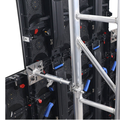 ProX Ground Support Stabilizing 1M / 3.28ft T-Base for LED Screen Wall Stacking for F32 or 12-inch Bolt Truss Segments