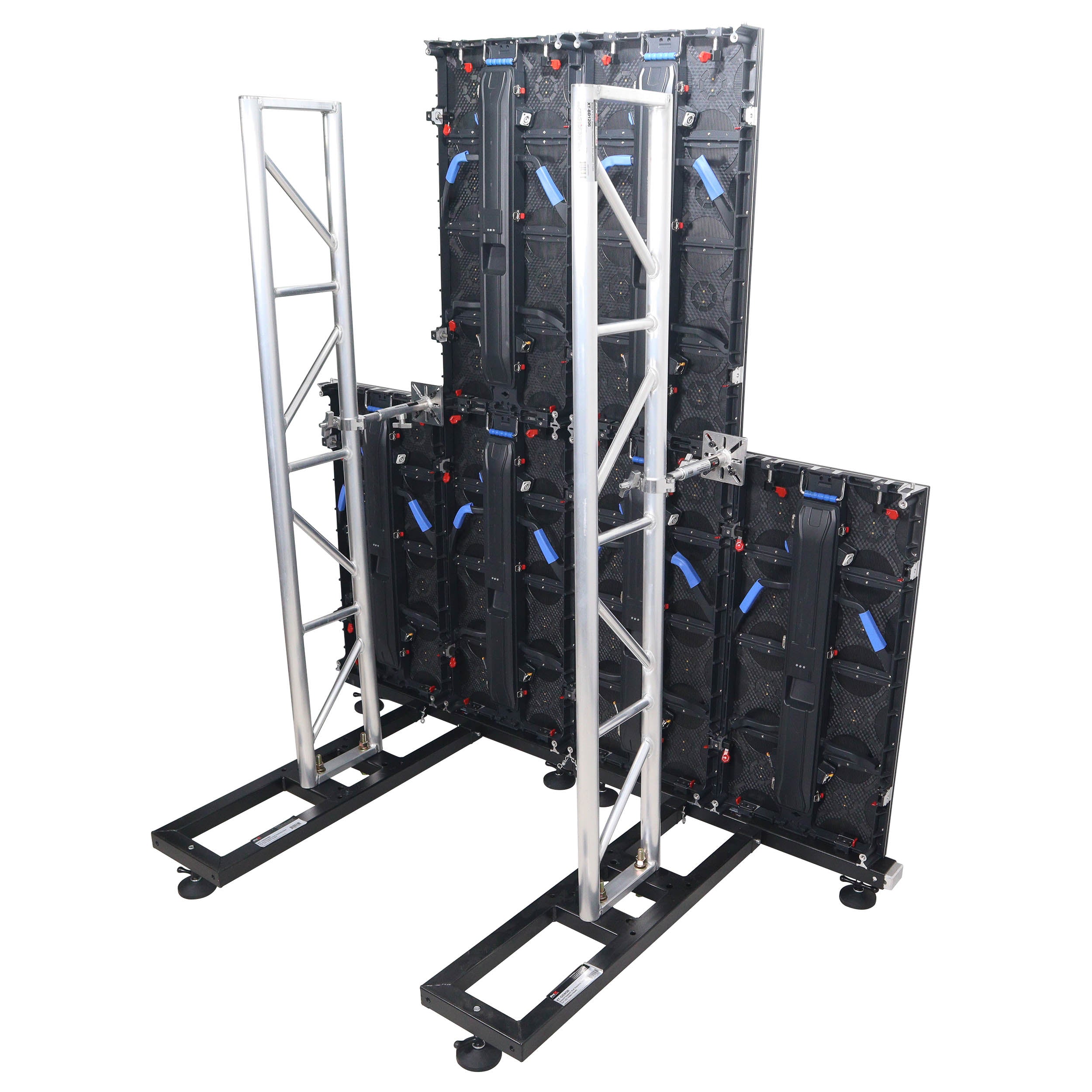 ProX Ground Support Stabilizing 1M / 3.28ft T-Base for LED Screen Wall Stacking for F32 or 12-inch Bolt Truss Segments
