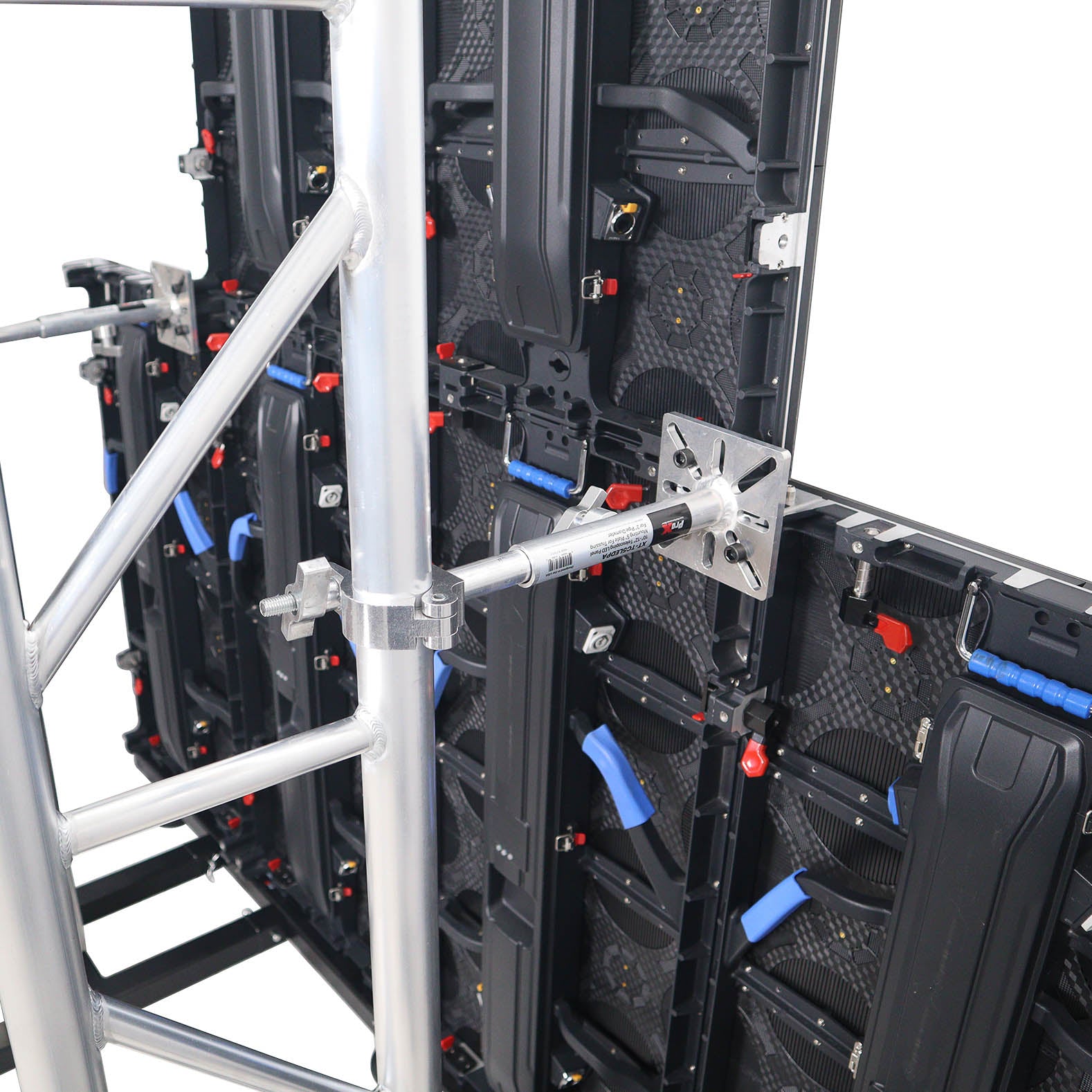 ProX Ground Support Stabilizing 1M / 3.28ft T-Base for LED Screen Wall Stacking for F32 or 12-inch Bolt Truss Segments