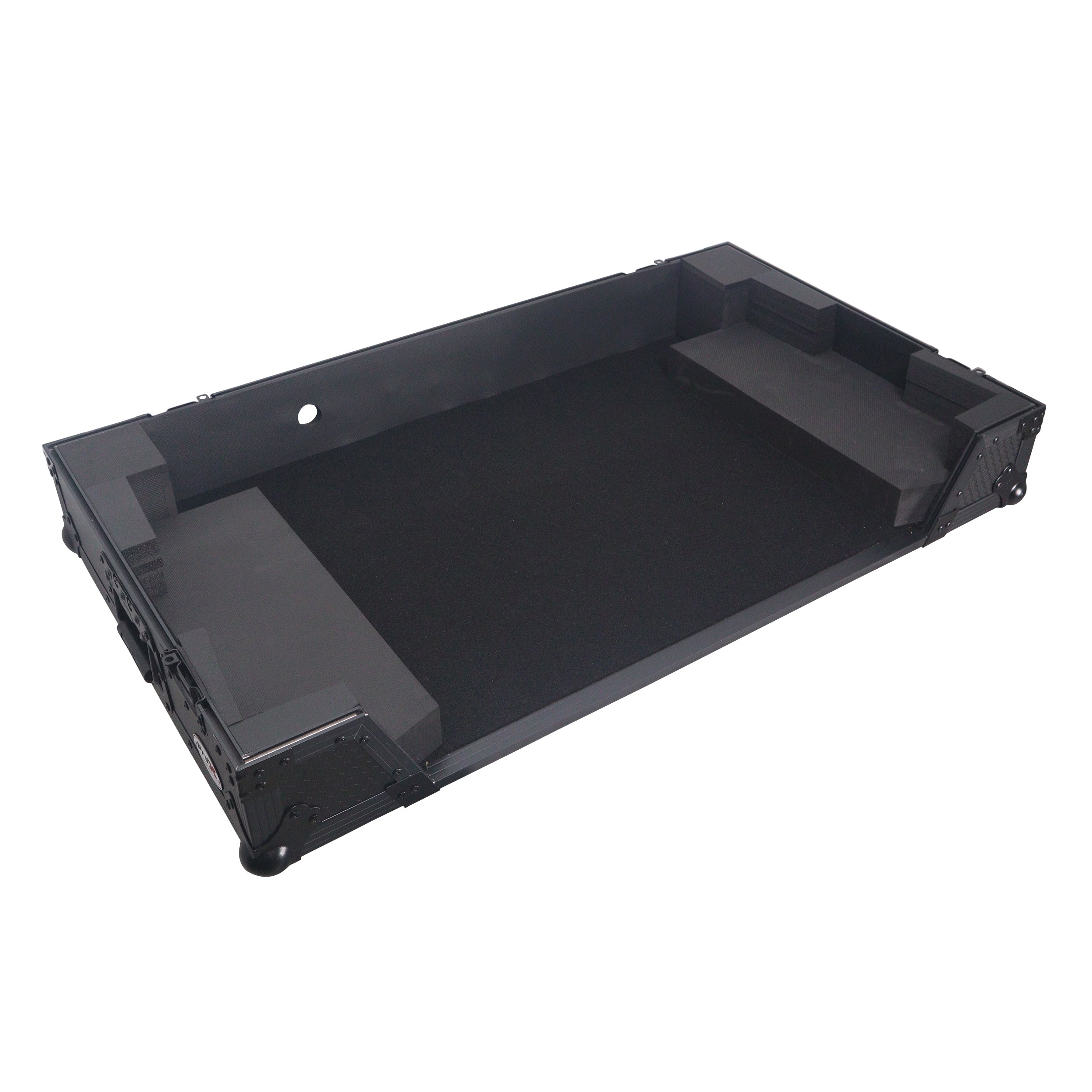 ProX ATA Style Flight Case for Pioneer DDJ-REV7 DJ Controller with Wheels and 1U Rackspace Black Finish
