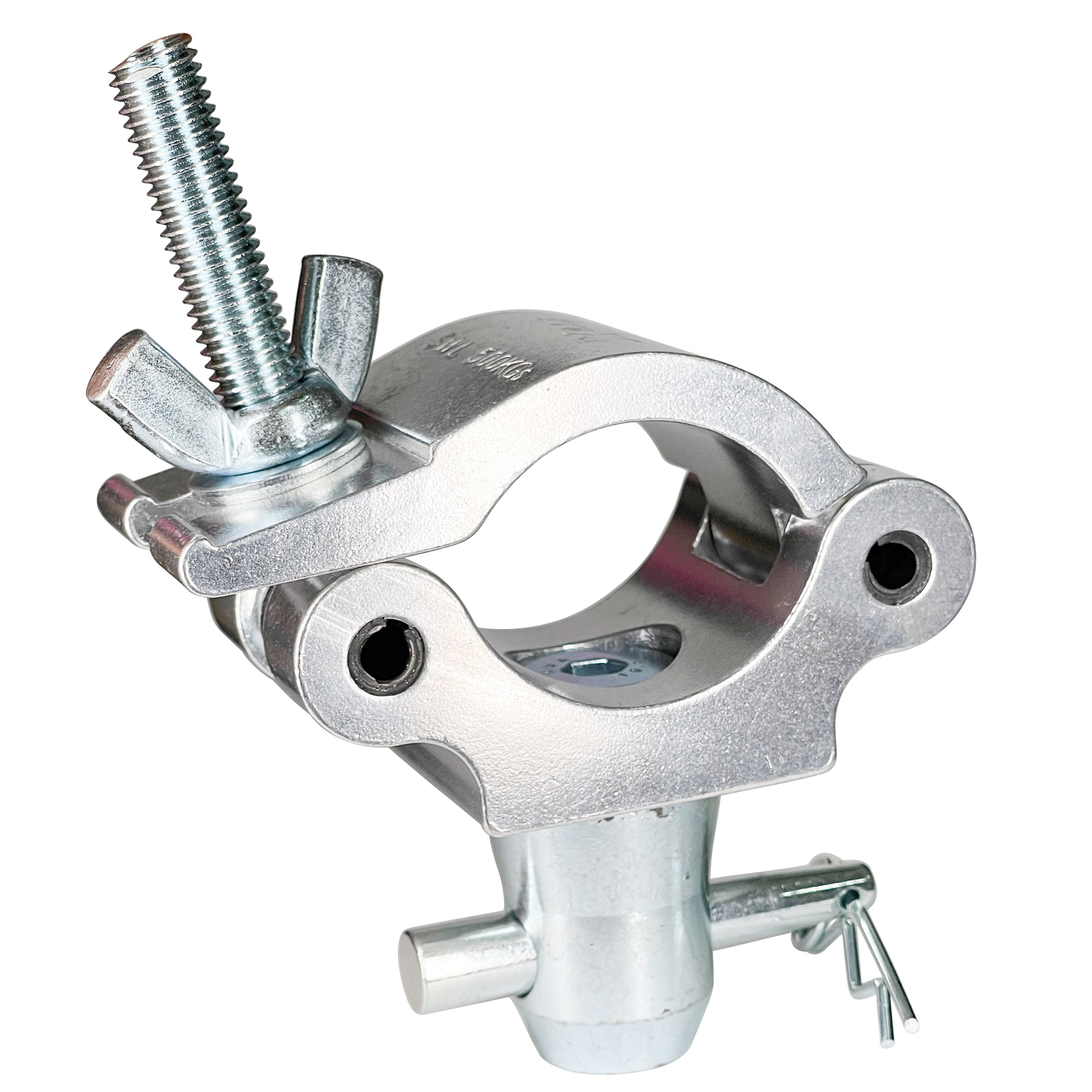 ProX Aluminum Pro M10 Clamp with Half-Conical Connector for 2" Truss Tube Capacity 1102 lbs.