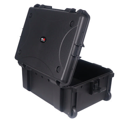 ProX UltronX MEDIUM Water Resistant ABS Molded Portable Storage Case for Audio Camera Tactical includes cut pluck foam - 14x19x7.5