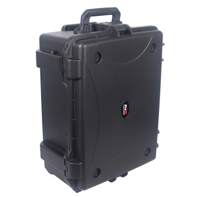 ProX UltronX MEDIUM Water Resistant ABS Molded Portable Storage Case for Audio Camera Tactical includes cut pluck foam - 14x19x7.5