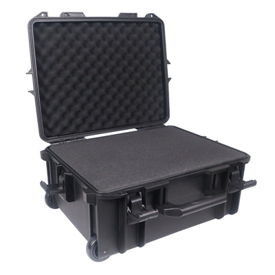 ProX UltronX MEDIUM Water Resistant ABS Molded Portable Storage Case for Audio Camera Tactical includes cut pluck foam - 14x19x7.5