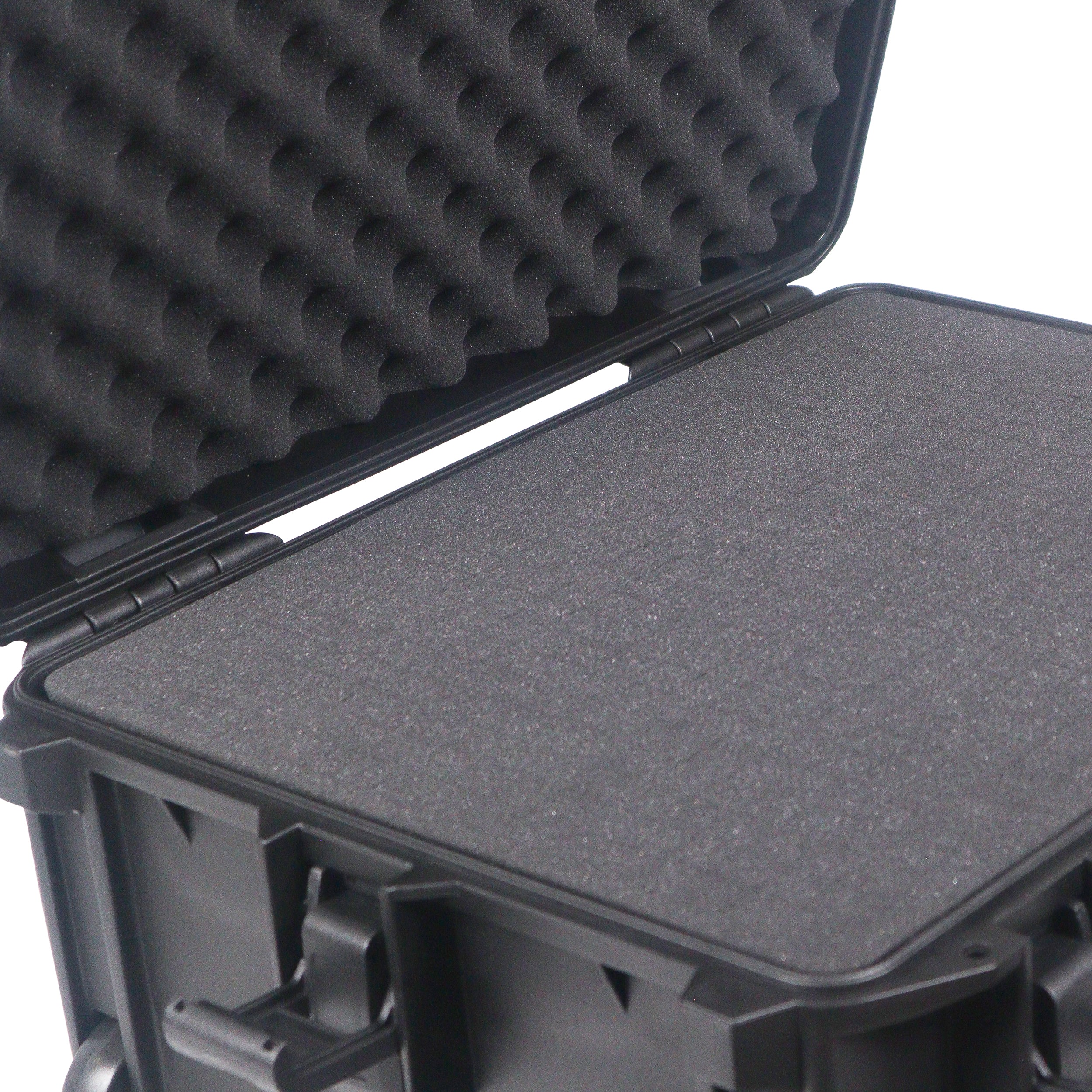 ProX UltronX MEDIUM Water Resistant ABS Molded Portable Storage Case for Audio Camera Tactical includes cut pluck foam - 14x19x7.5