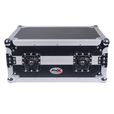 ProX 8U Top Mount Slanted Flight Case for 19 inch Mixers