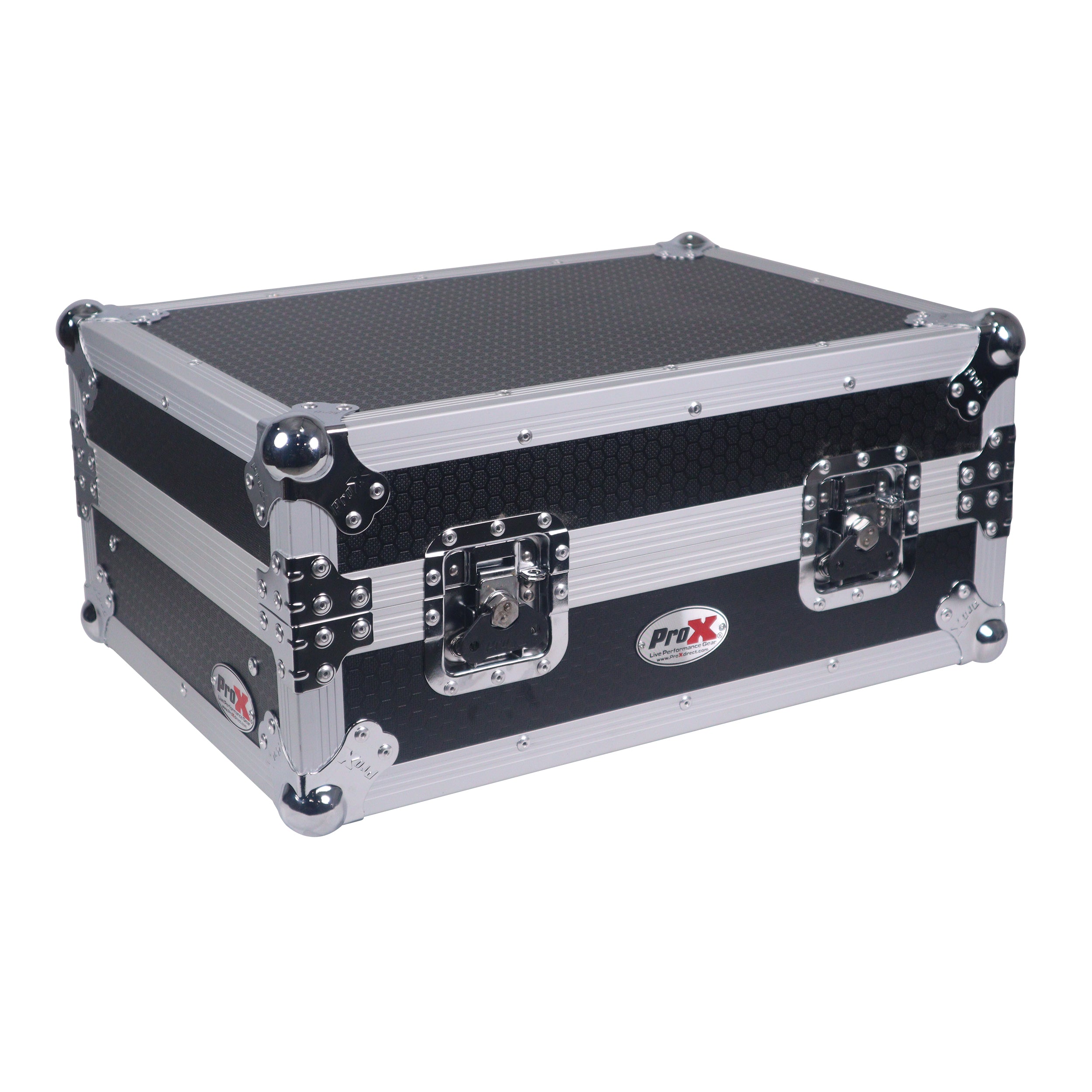 ProX 8U Top Mount Slanted Flight Case for 19 inch Mixers