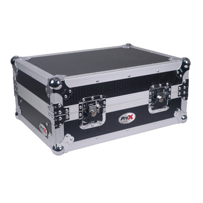 ProX 8U Top Mount Slanted Flight Case for 19 inch Mixers