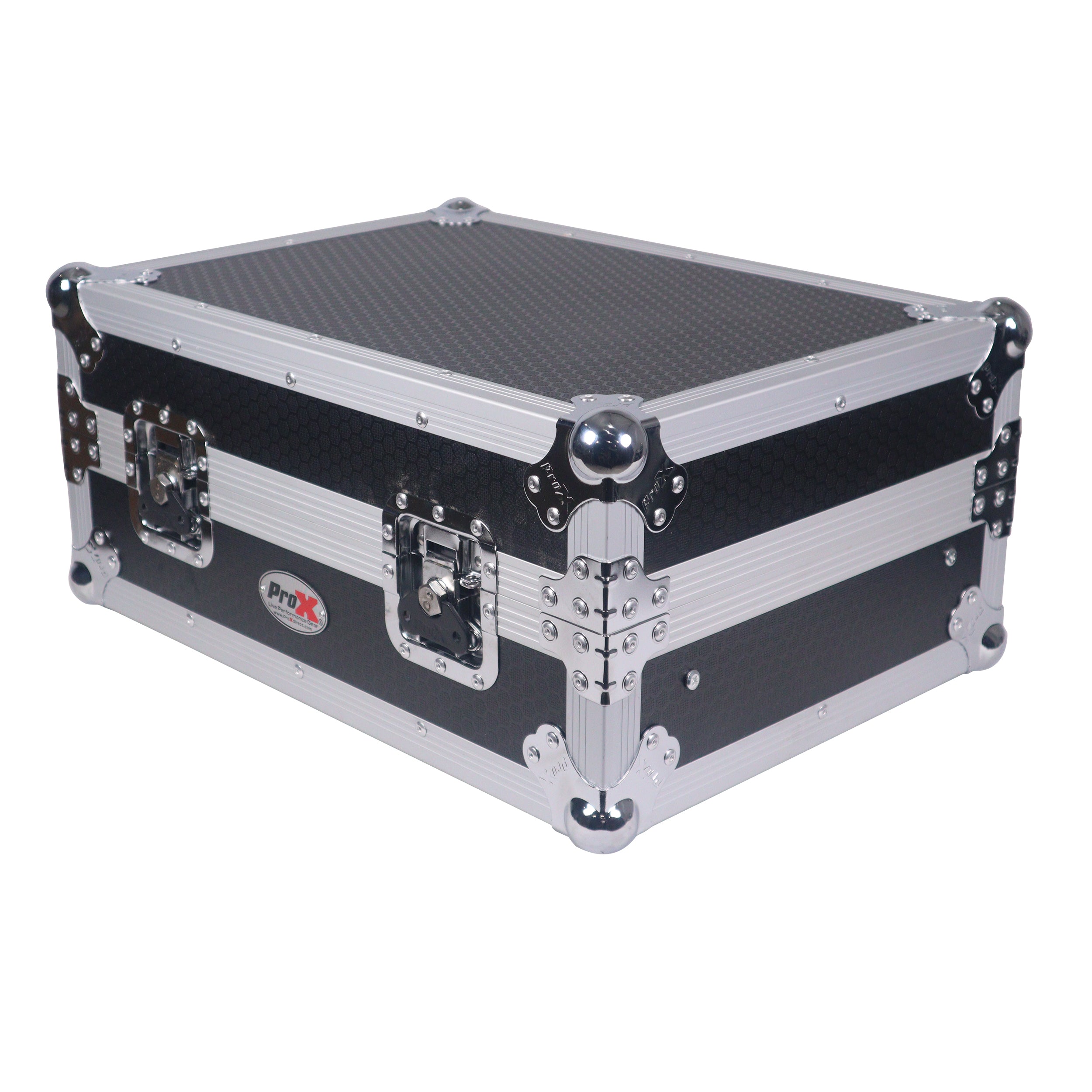 ProX 8U Top Mount Slanted Flight Case for 19 inch Mixers