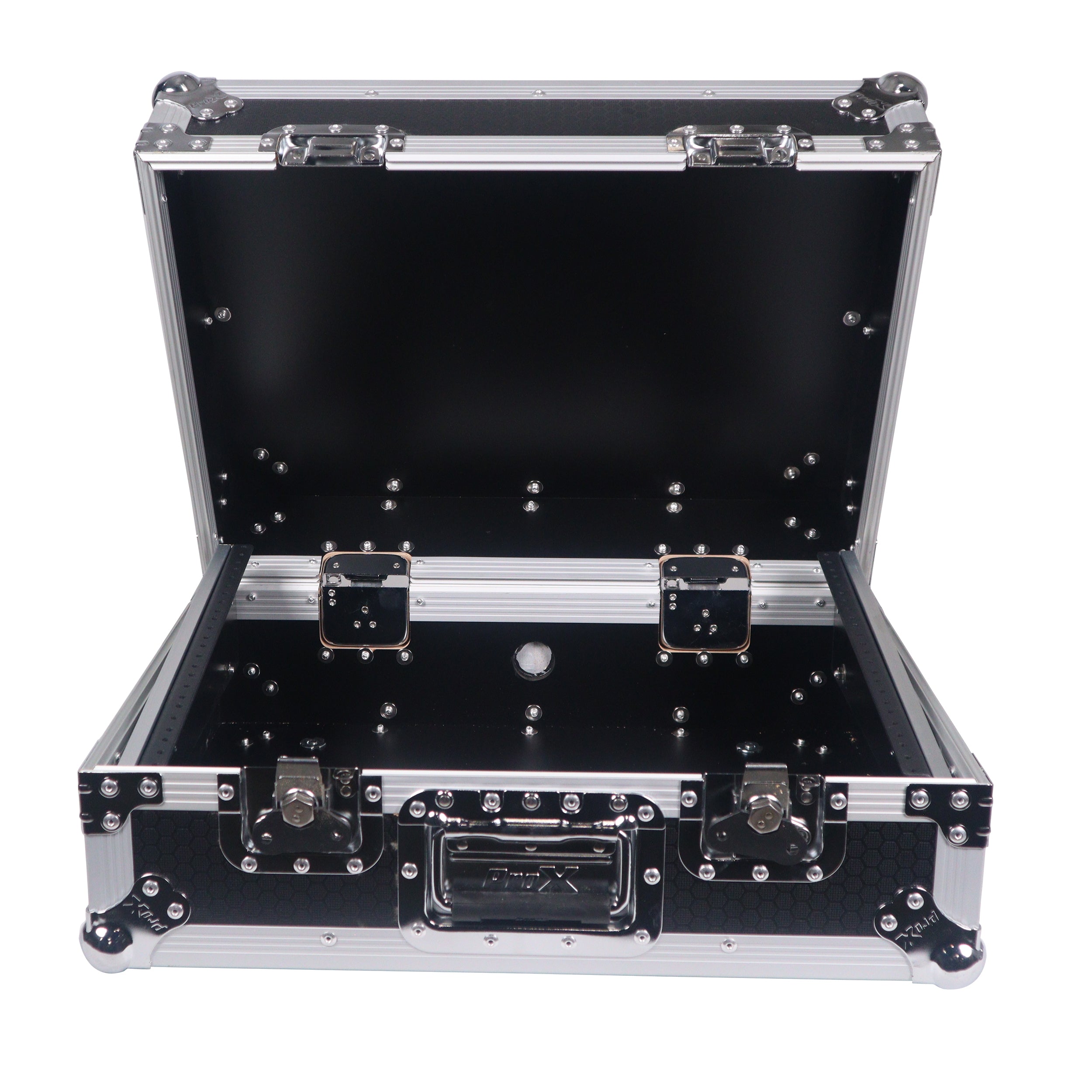 ProX 8U Top Mount Slanted Flight Case for 19 inch Mixers