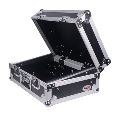 ProX 8U Top Mount Slanted Flight Case for 19 inch Mixers