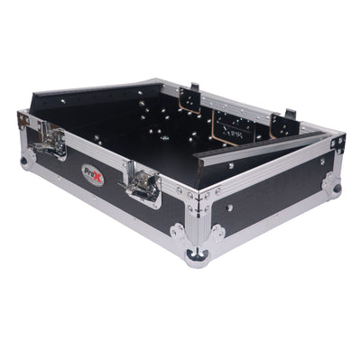 ProX 8U Top Mount Slanted Flight Case for 19 inch Mixers
