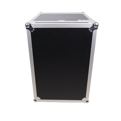 ProX 16U Vertical Amp Rack Mount Flight Case with Caster Wheels