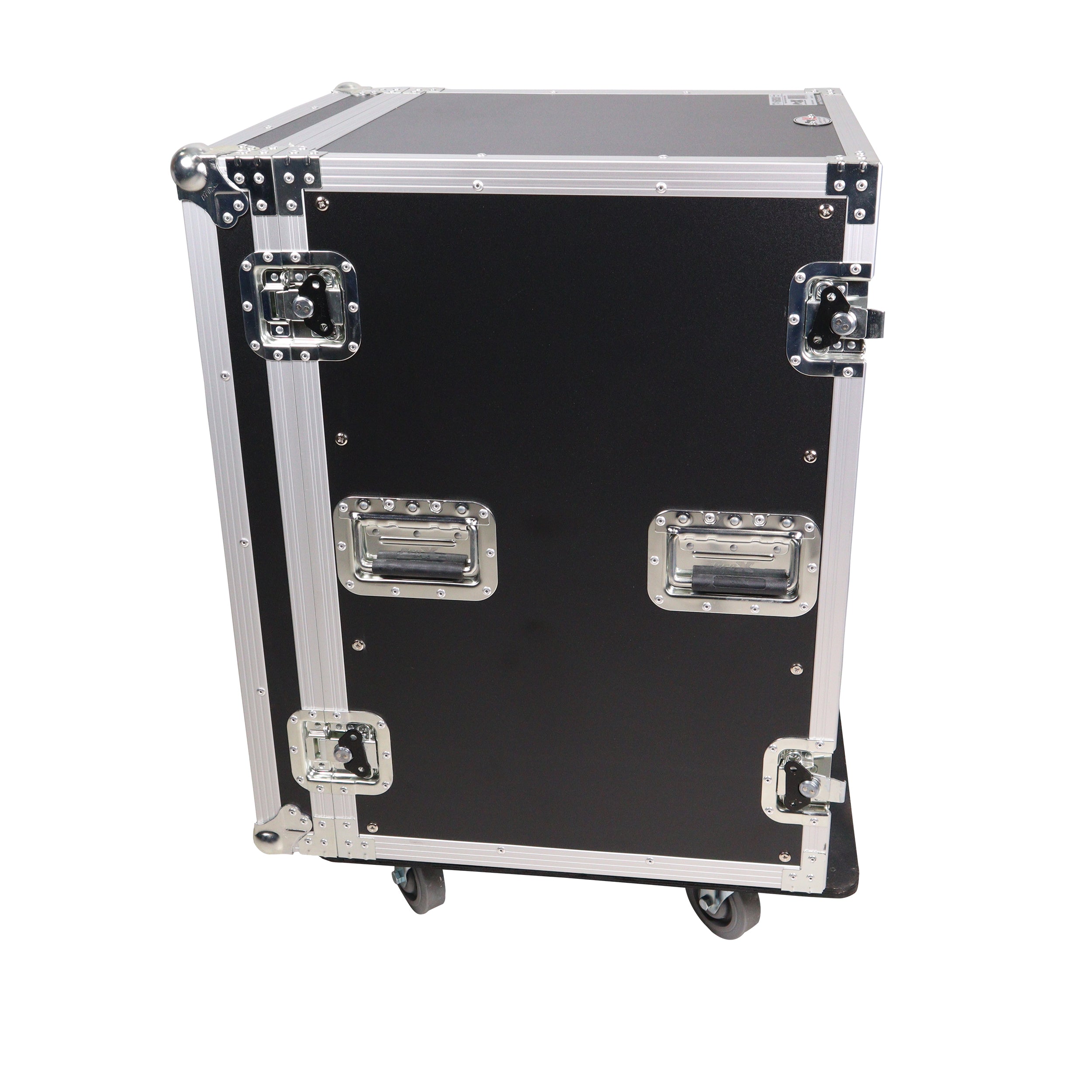 ProX 16U Vertical Amp Rack Mount Flight Case with Caster Wheels