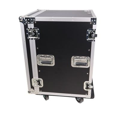 ProX 16U Vertical Amp Rack Mount Flight Case with Caster Wheels