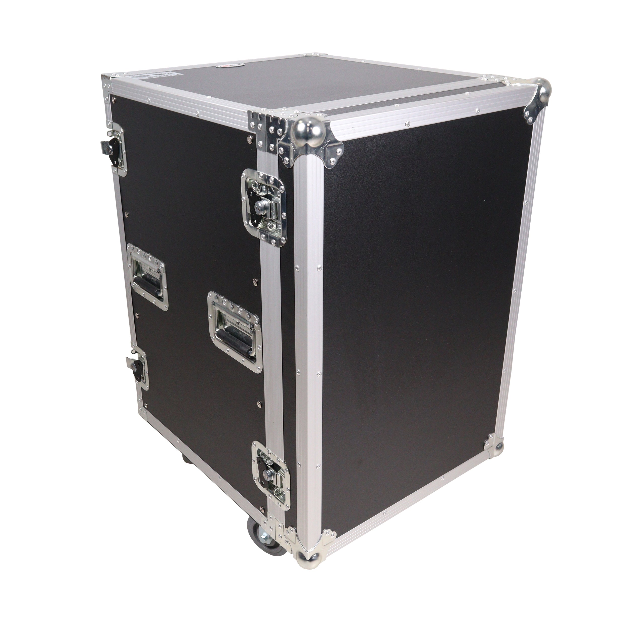 ProX 16U Vertical Amp Rack Mount Flight Case with Caster Wheels