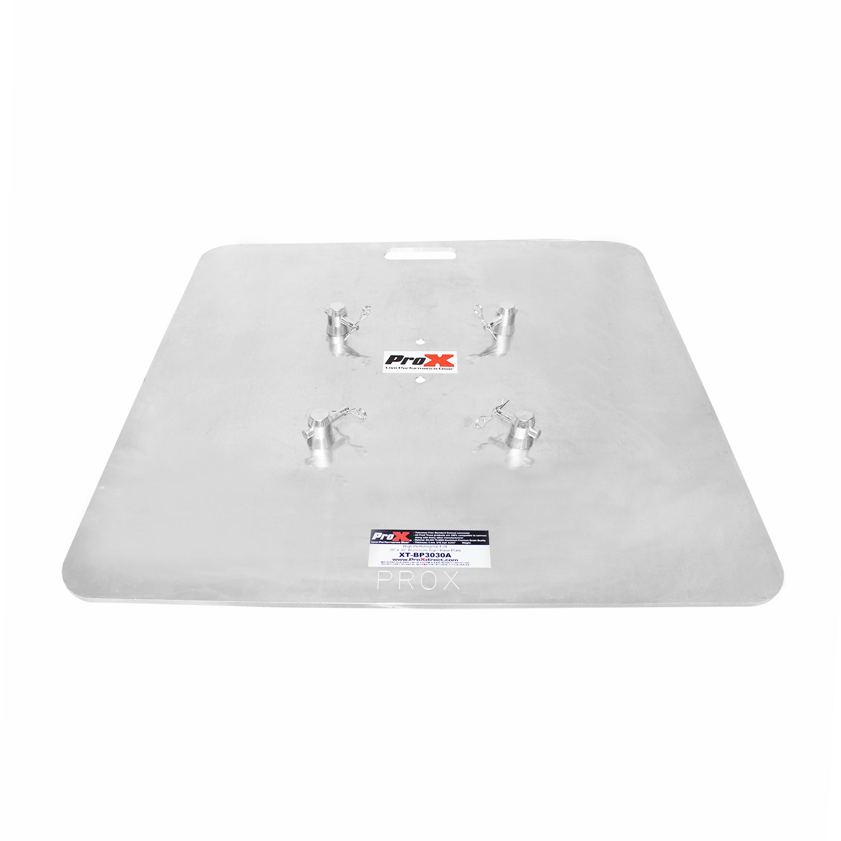 ProX 30" Aluminum 8mm Truss Base Plate for F34 F32 F31 Conical Square Truss with Connectors