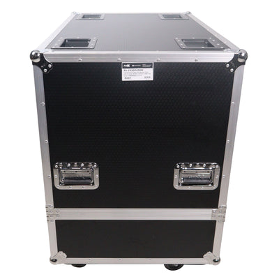 ProX Universal Dual Speaker Flight Case Fits 2x JBL VRX918SP and more 30x20x24 in.