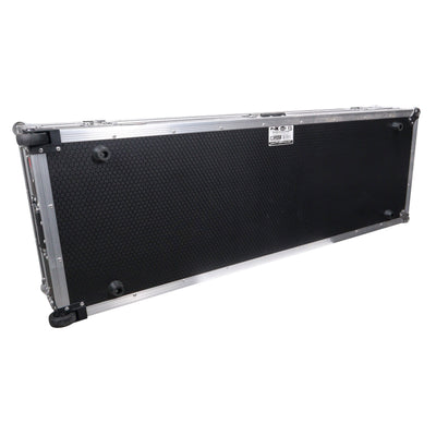 ProX DJ Coffin Flight Case for (2) 1200 Style Turntables 10-inch 12-inch Mixers with Sliding Laptop Shelf and