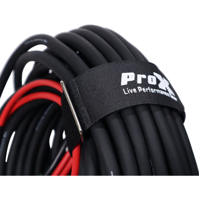ProX Pack of 5 Reusable 20" x 2" Cable Tie Strap with Velcro Hook and Adjustable Loop Fastener Cable Management