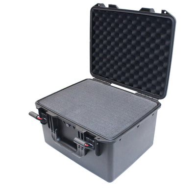 ProX UltronX SMALL Water Air sealed ABS Molded Portable Storage Case for Audio Camera Tactical includes cut pluck foam - 17x13x9 in.