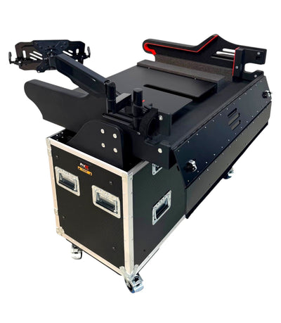 ProX MIDAS Heritage D HD96-24 Flip-Ready Hydraulic Console Easy Retracting Lifting 1U Case by ZCASE