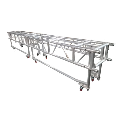 ProX 10' FT Pre-Rig Rectangular Truss Segment with Removable Rolling Base System