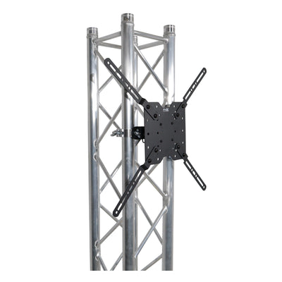 ProX Totem Package - 2 meter 6.56 Ft with 24x30" Base Plate on wheels and TV Braket hold up to 80" TV