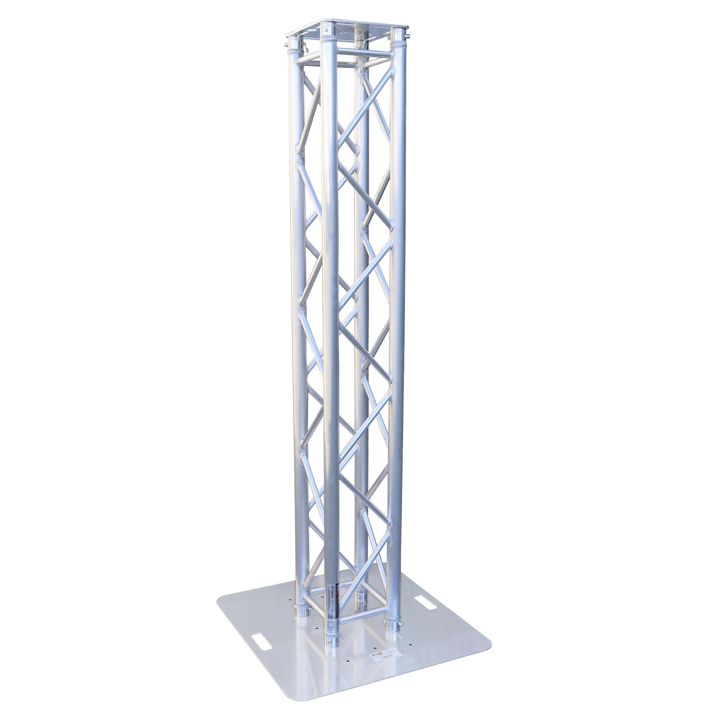 ProX K-Truss 6.56 Lightweight Square Truss Totem Full Package Includes White Scrim, Top Plate and Base Plate