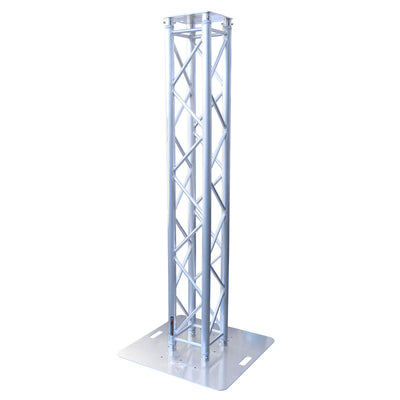 ProX K-Truss 6.56 Lightweight Square Truss Totem Full Package Includes White Scrim, Top Plate and Base Plate
