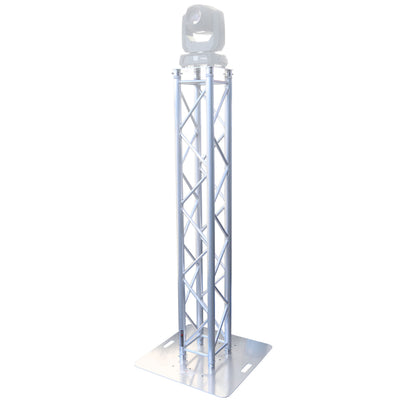 ProX K-Truss 6.56 Lightweight Square Truss Totem Full Package Includes White Scrim, Top Plate and Base Plate